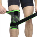 AOLIKES Professional Sports Knee Support Nylon Elastic Breathable Soft Bandage Knee Brace for Basketball Tennis Cycling