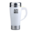 IPRee 450ml Automatic Electric Mug Stirring Coffee Cup Stainless Steel Mixer Lazy Self Mixing Tea Milk Drinking Cups
