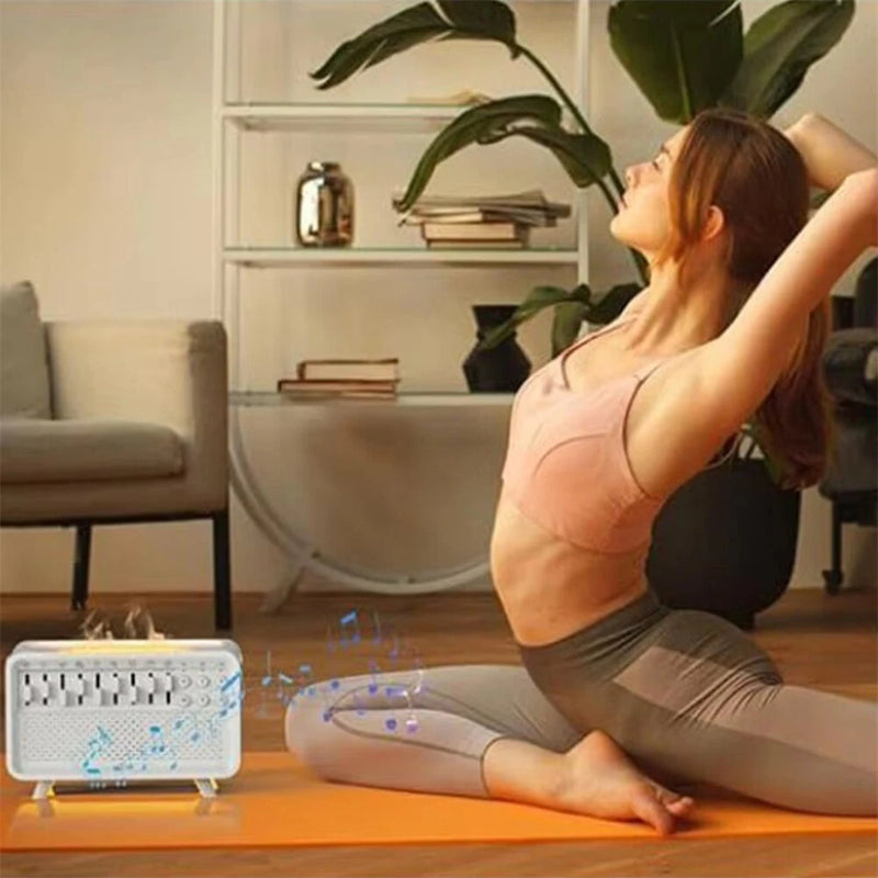 Tevorex 3 in 1 Bluetooth White Noise Machine with Aroma Diffuser,Humidifier & Night Light 8 Natural Sounds,3-Level Dimming for Sleep Therapy