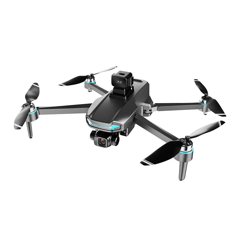 ZLL Beast SG601 MAX GPS 5G WiFi FPV with Large Touchable LCD Screen Controller 4K HD Dual Camera 3-Axis Mechanical Stabilization Gimbal 360 Obstacle Avoidance Brushless Foldable RC Drone Quadcopter RTF