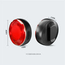 LEADBIKE LD93-LS Smart Brake Sensor Laser Bike Taillight 180 Large Floodlight 500mAh Battery 5 Light Modes Type-C Rechargeable IPX5 Waterproof Wear-resistant Bicycle Rear Light for Night Cycling