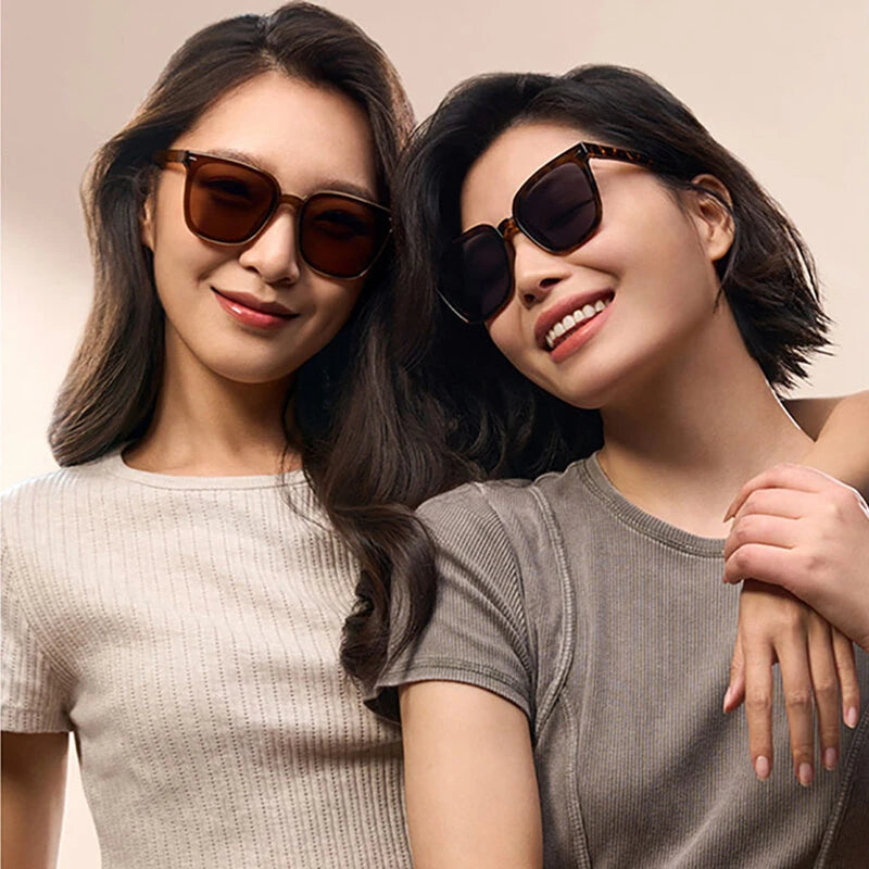 XIAOMI Mijia Foldable Polarized Sunglasses 8 Layer Polarizing Film Lenses Sunscreen Glasses Fashion Unisex Travel