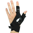 ZANLURE LED Flashlight Fishing Half Finger Gloves for Outdoor Night Cycling Camping Hiking Sports Gloves with Lamp Lighting
