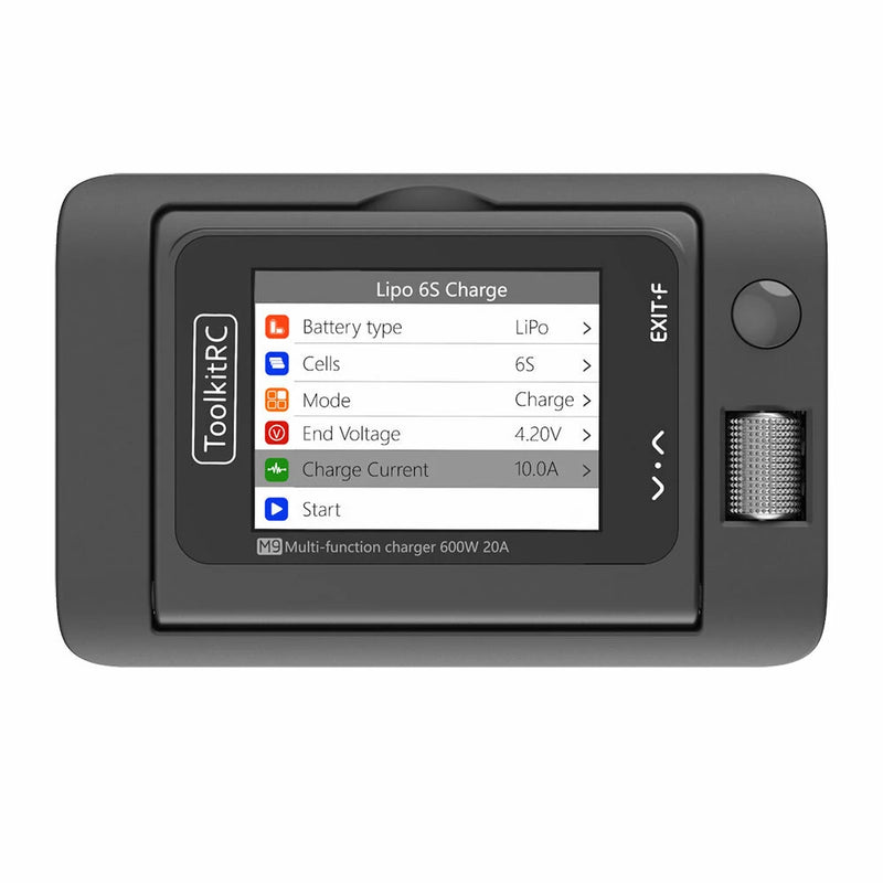 ToolkitRC M9 Multi Function 600W 20A DC Smart Charger with Audio Function