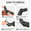 WEST BIKING Round Bicycle Rearview Mirror 360Rotatable Convex Safety Cycling Motorcycle MTB Bike Rearview Mirror