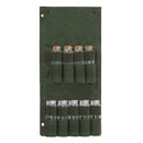 IPRee Reliable Outdoor Camping Spice Bottle Storage Bag Free with 9pcs Glass Spice Bottle Storage Bag BBQ Seasoning Bottle Canvas Bag