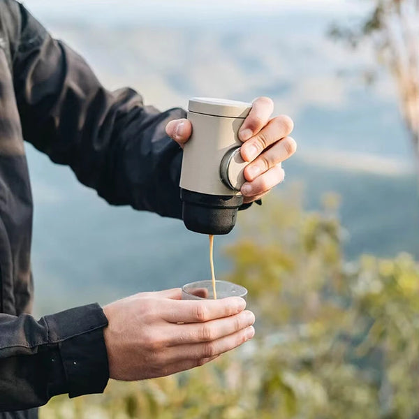 WACACO Minipresso NS2 18Bar Portable Espresso Maker Compatible with NS Original Capsules Manually Operated Small Handheld Coffee Machine for Travel Camping