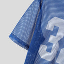 INCERUN Mens Numeric Print Sheer Mesh T-Shirt Solid Color Crew Neck Tshirts Fashion Matching Streatwear for Male Plus Size S-5XL