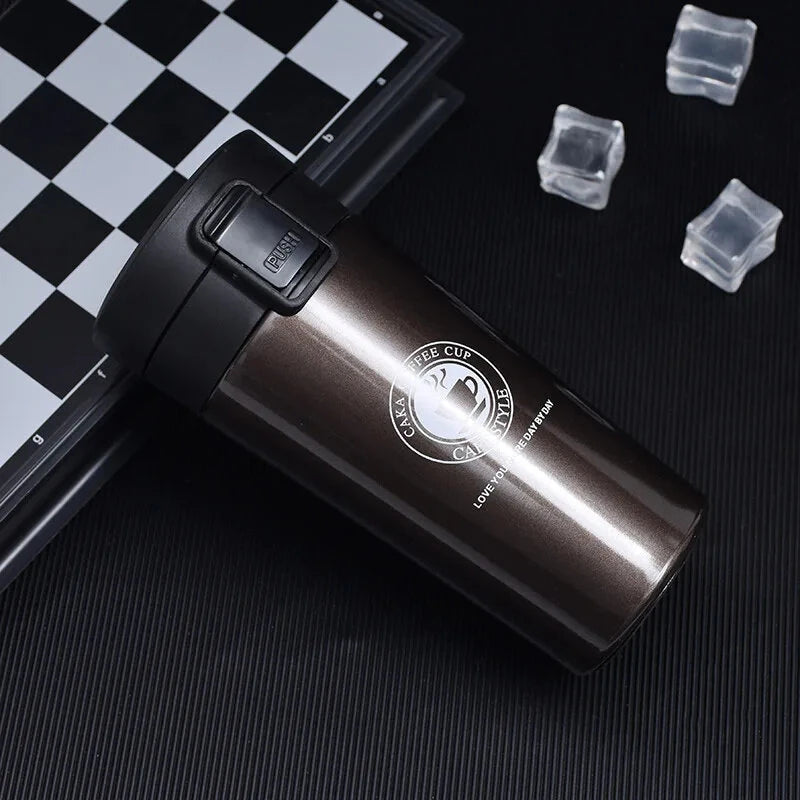 380ml Thermal Bottle Coffee Mug Thermo Cup Thermos Flask Vacuum Cup Travel Portable Stainless Steel Water Bottle