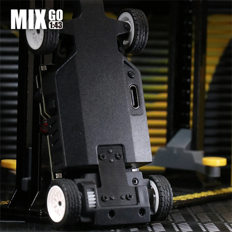 Diatone MixGo MG117 MG-2WD 1/43 2.4G RWD RC Car Built In FPV Camera Optional Differential Gyro Full Proportional Control LED Light On-Road Racing Vehicles Models Toys Independent Suspension 60 Minutes Working Time