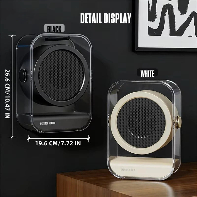 Tevorex 220V Portable Electric Heater Fast Heating Mini Space Heater with Overheat Protection for Home & Office