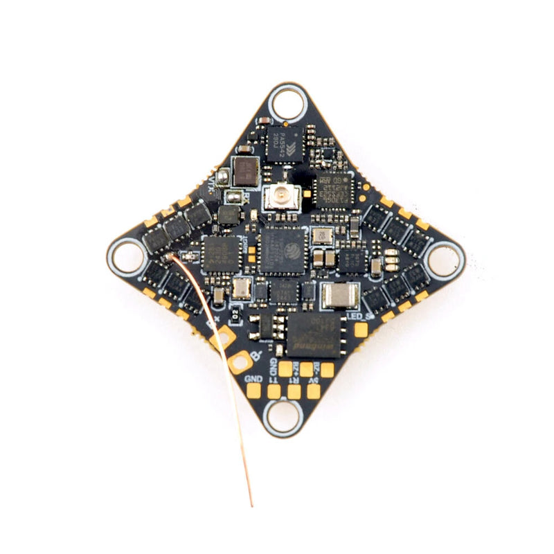 Happymodel CrazyG473 V1.0 AIO 5IN1 Flight Controller Built-in 1S 5A ESC UART ELRS and 5.8G Openvtx for 65mm 1S Micro RC Whoops FPV Racing Drones