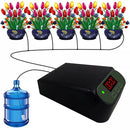 Intelligent Automatic Watering Machine Solarpowered / Lithium Battery Dual Power Automatic Drip Irrigation Kit Timer Self Watering System With 15pcs Drippers