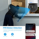 ESCAM QF170 2MP PTZ WIFI IP Camera Solar Panel Battery PIR Alarm Full Color Night Vision Two Way Audio IP66 Cloud Storage