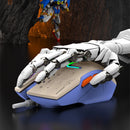 XUNFOX H6 RGB Mecha Style Wired Gaming Mouse 1200-3600DPI 6-Keys USB Wired E-sports Gamer Mice for PC Laptop Computer