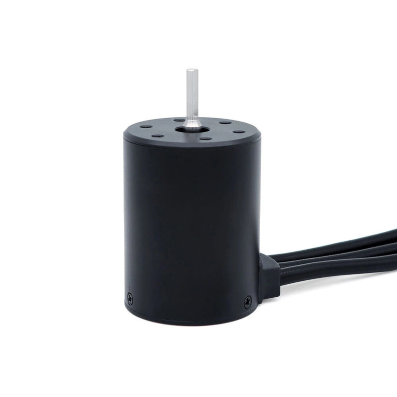 SURPASS HOBBY M3650 M3660 3.175mm Shaft 4.0mm Gold-Plated Connectors All-Black Waterproof Brushless Motor for 1/10 RC Car Models