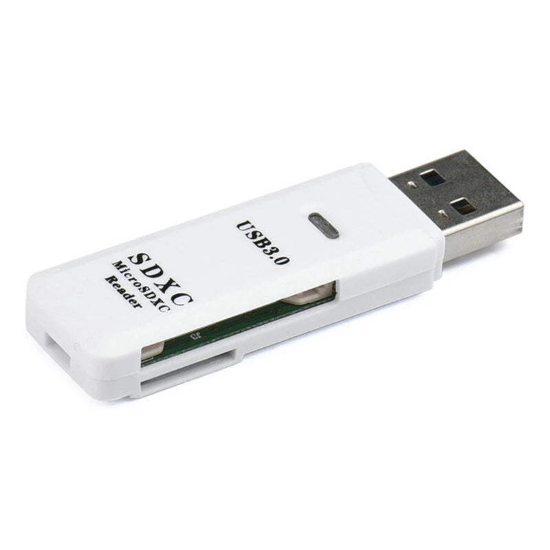 DM-HC32 2 IN 1 Card Reader USB3.0 to SD/TF Memory Card Reader High Speed Smart Card Reader Adapter for PC Laptop Accessories