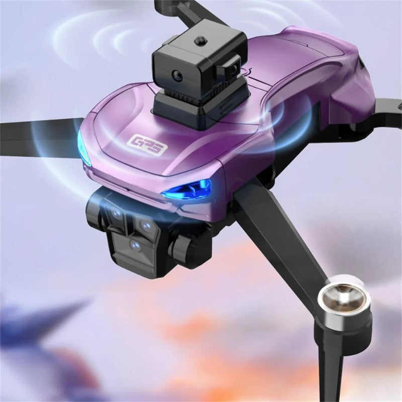 ZD102S GPS 5G WiFi FPV with 4.3inch LCD Screen Controller 720P HD Dual Camera Servo Gimbal 360 Obstacle Avoidance Brushless Foldable RC Drone Quadcopter RTF
