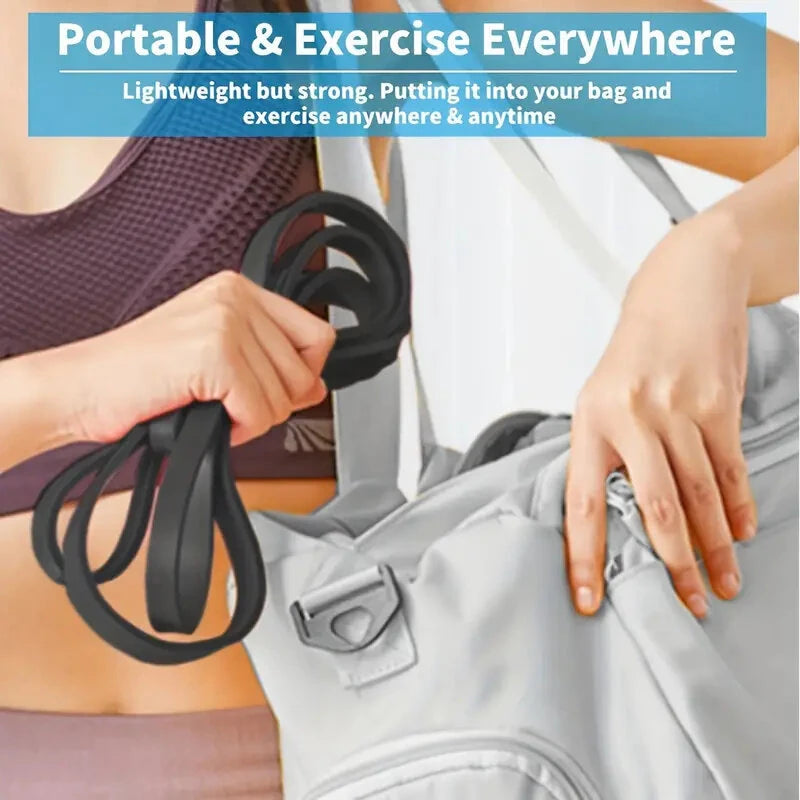 KALOAD 5pc Pull Up Resistance Bands 5-125lbs Assist Exercise Workout Band Set for Fitness Strength Weightlifting and Powerlifting- Stretch Mobility Assistance Bands at Home Gym/Crossfit Training