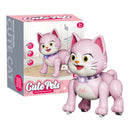 2.4GHz Remote Control Robot Pets Cat Rechargeable Cute Lighting and Music Robot Cat Toys for Children