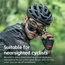 ROCKBROS Polarized Cycling Glasses Set Myopia Anti-glare HD Lightweight UV Protection Sports Sunglasses Bicycle Goggles for Outdoor Travel Fishing Driving Riding