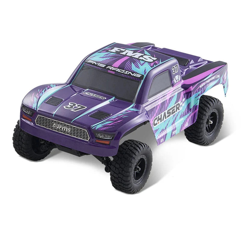 FMS FSC24 for Chaser RTR 1/24 2.4G 4WD RC Car Short Course Off-Road Truck Two Speed Full Proportional Metal Diff Vehicles Models Toys