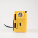 IPRee Portable Mini Hand-Crank Emergency Radio with AM/FM Weather Channels Built-in LED Flashlight Alarm