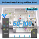 ABBREE KF-106 Wireless Key Finder RF Key Locator Anti-loss Devices Pet Wallet Tracker Remote Control 1 RF Transmitter 6 Receiver for Child and Old