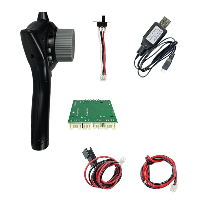 LDRC 1201 P06 1/12 RC Car Spare Transmitter Receiver Board USB Cable Set Drift Vehicles Models Parts Accessories