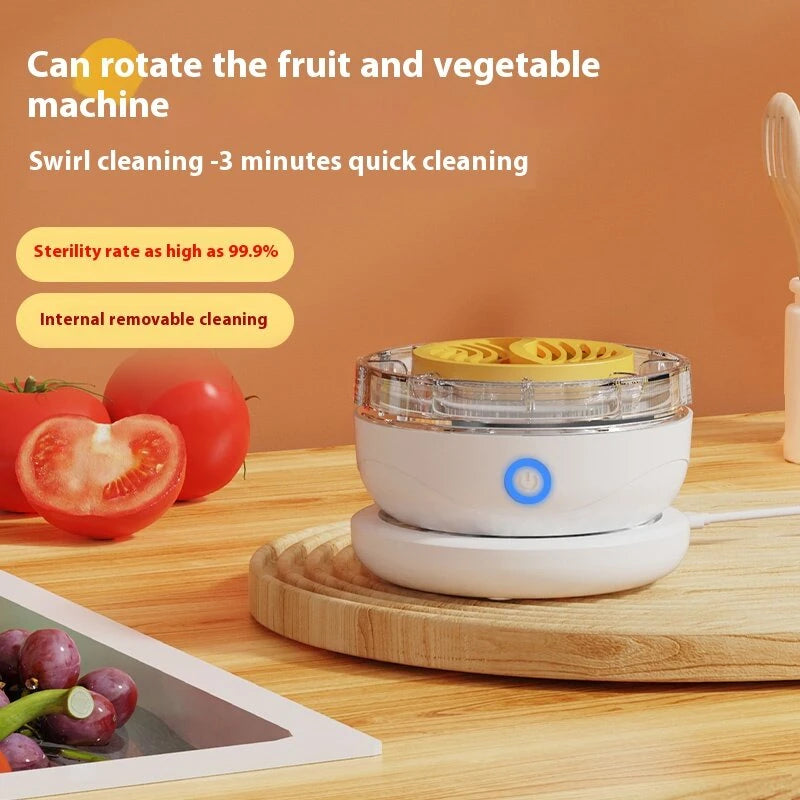 Multifunctional Cordless Fruit And Vegetable Cleaning Purifier Food Cleaning Machine Sterilization And Pesticide Removal Disinfection Machine