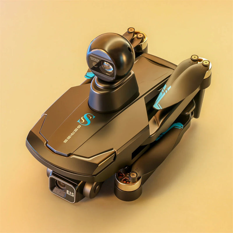 YLR/C S185 GPS 5G Repeater Digital FPV with 2.7K HD Camera 3-Axis EIS Mechanical Gimbal Obstacle Avoidance 7.2inch Touchable LCD Screen Controller Brushless Foldable RC Drone Quadcopter RTF