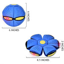 Magic Transforming UFO LED Light Flying Saucer Ball Stress Relief Outdoor Toy Unisex Plastic Deformation Flat Dual Modes Fun