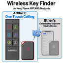 ABBREE KF-106 Wireless Key Finder RF Key Locator Anti-loss Devices Pet Wallet Tracker Remote Control 1 RF Transmitter 6 Receiver for Child and Old