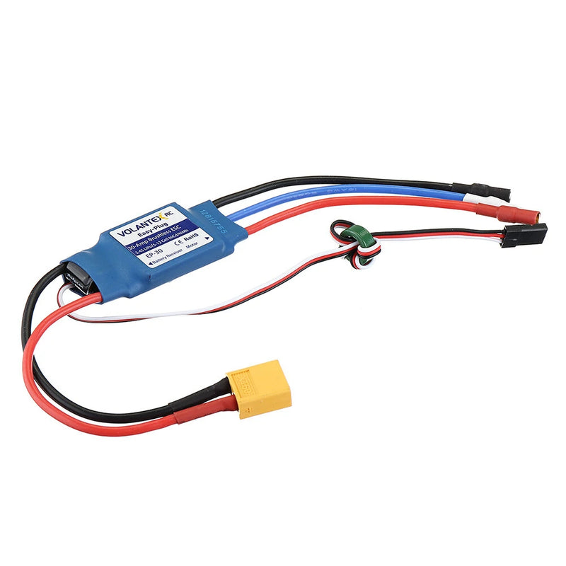 VolantexRC 30A 2-3S Brushless ESC With XT60 Plug Spare Part For Phoenix V2 759-2 742-3 742-6 747-4 759-1 757-4 756-2 RC Airplane
