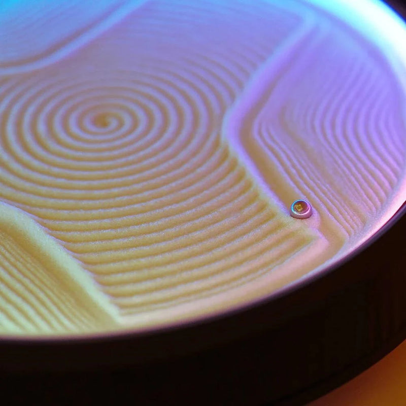 NIKOLATOY DIY Sand Drawing Robot Customizable Patterns LED Desktop Art Decoration Creative Desktop Ornaments