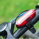Bike Taillight 600mAh Battery 4 Light Modes USB-C Rechargeable IPX6 Waterproof Wear-resistant Lightweight Bicycle Rear Light for Night Cycling