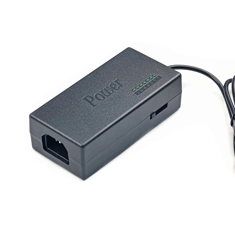 Universal Power Adapter Charger 96W 12V-24V 4A with EU/US Plug and Multiple Pins Adjustable Voltage Portable Laptop Charger