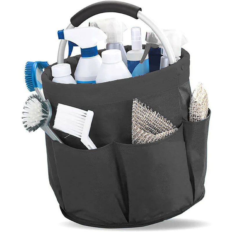 Portable Oxford Cloth Storage Basket Picnic Basket Storage Bag Picnic Bag Wash Storage Swimming Tool Chair Handheld Foldable Storage Basket for Home Travel