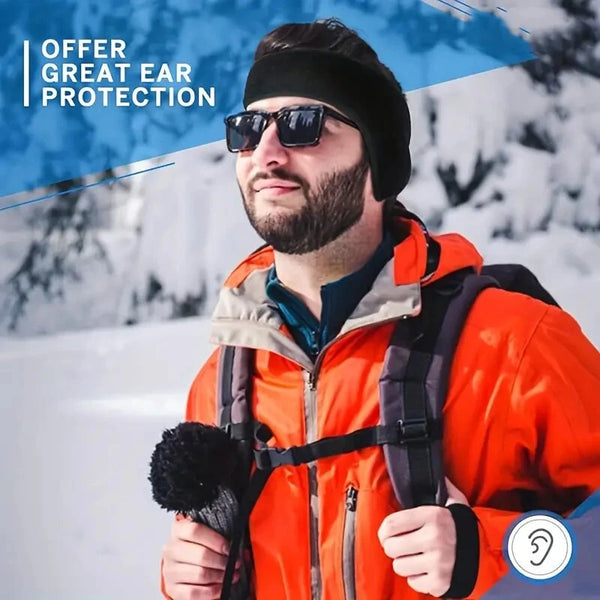 XANES Winter Warm Ear Cover Headband Warm Cold Head Cover Ear Muffs for Men Women Outdoor Skiing Running Biking Universal