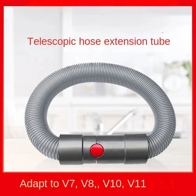 Vacuum Cleaner Accessories Parts Hose Flexible Extension Tube Telescopic Pipe Fittings For Dyson V7, V8, V10, V11, V12, V15, G5