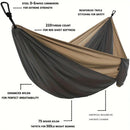 IPRee Portable Parachute Hammock 270x140cm Camping Survival Outdoor Indoor Hammock for Backyard Patio Hiking Travel