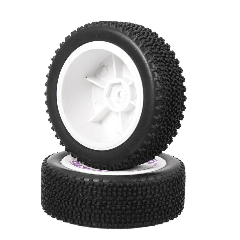 2PCS Wltoys 124019 1/12 RC Car Spare Front/Rear Tires Wheels 1826 1827 Vehicles Model Parts
