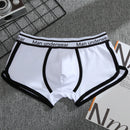 4PCS Men's Underwear Cotton Boxer Shorts Fashion Casual Boxer Shorts High Quality Sleep Panties Comfortable Breathable Underwear