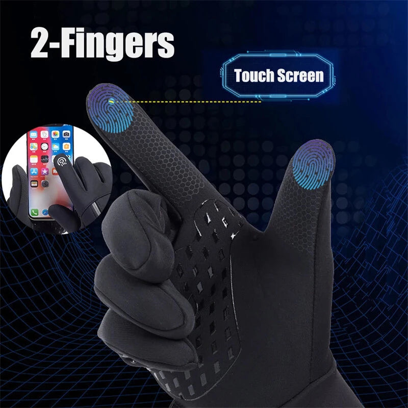 Touch Screen Men's Women Winter Gloves Windproof Waterproof Keep Warm Gloves Outdoor Sports Cycling Running Skiing Gloves