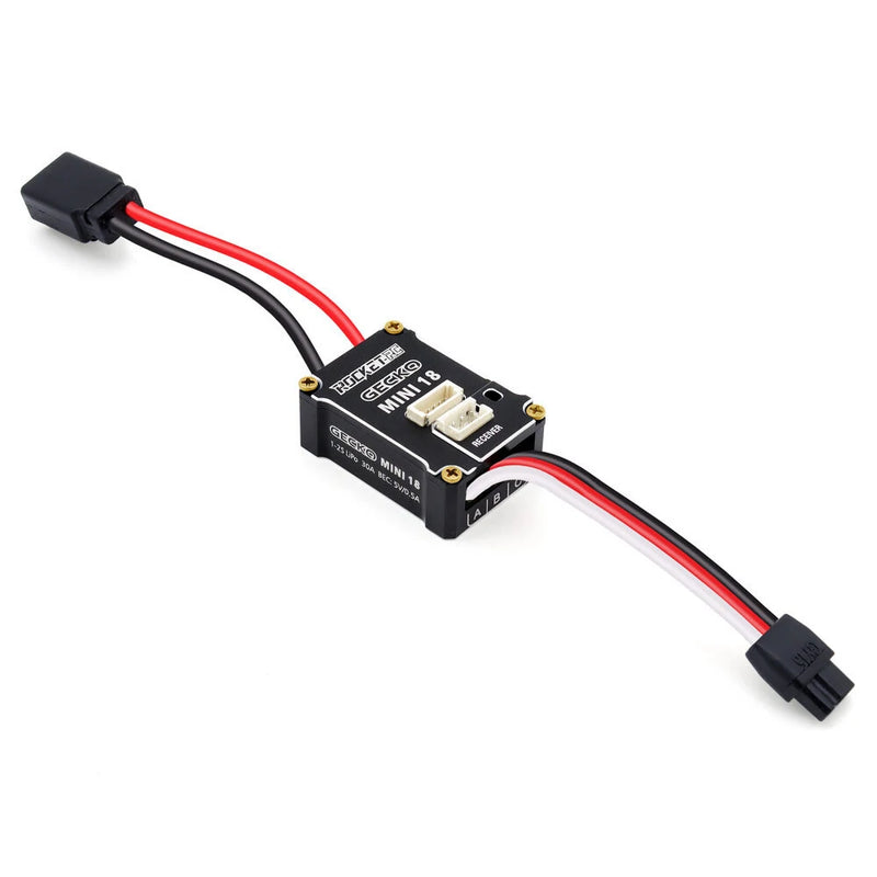 Surpass Hobby ROCKET RC GECKO MINI 2030 3500KV Sensored Brushless Motor & 30A ESC for Trx4m FCX18 FX118 1/18 Rock Crawler Remote Control Cars Vehicles Models Parts