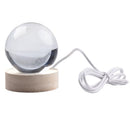 Glowing Crystal Ball 3d Engraved Small Crystal Ball Light Decoration Creative Gift Glowing Crystal Ball Suitable For Christmas Classmates And Children's Birthday
