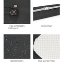 IPRee USB Heated Stadium Seat Cushion with 3 Adjustable Temperature Levels & 10H Auto Shut-Off - Portable Foldable Heating Pad for Sports Events, Outdoor Activities, Hiking, Office, Fishing, Home Travel