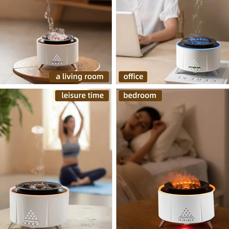 Smart Aroma Humidifier Aromatherapy Machine Bluetooth Music Automatic Sprayer Humidifier Diffuser Ultrasonic Essential Oil Home Aromatherapy Machine