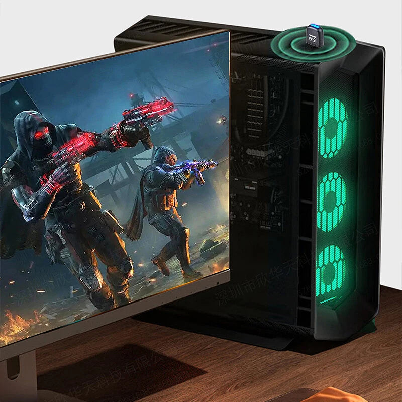 BT541 Wireless bluetooth 5.4 Adapter USB Dongle for Mouse Keyborad Music Audio Receiver USB Transmitter Plug and Play