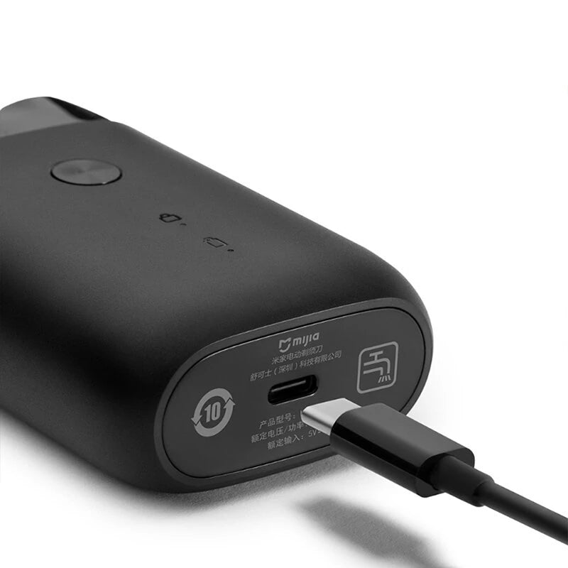 XIAOMI S100 Electric Shaver 2 Rotary Shaving Head Portable Waterproof Wet & Dry Use USB Rechargeable Steel for Men